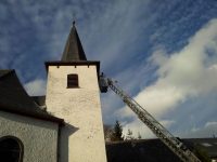 Meiseich-Feuerwehrübung an der St Anna Kirche